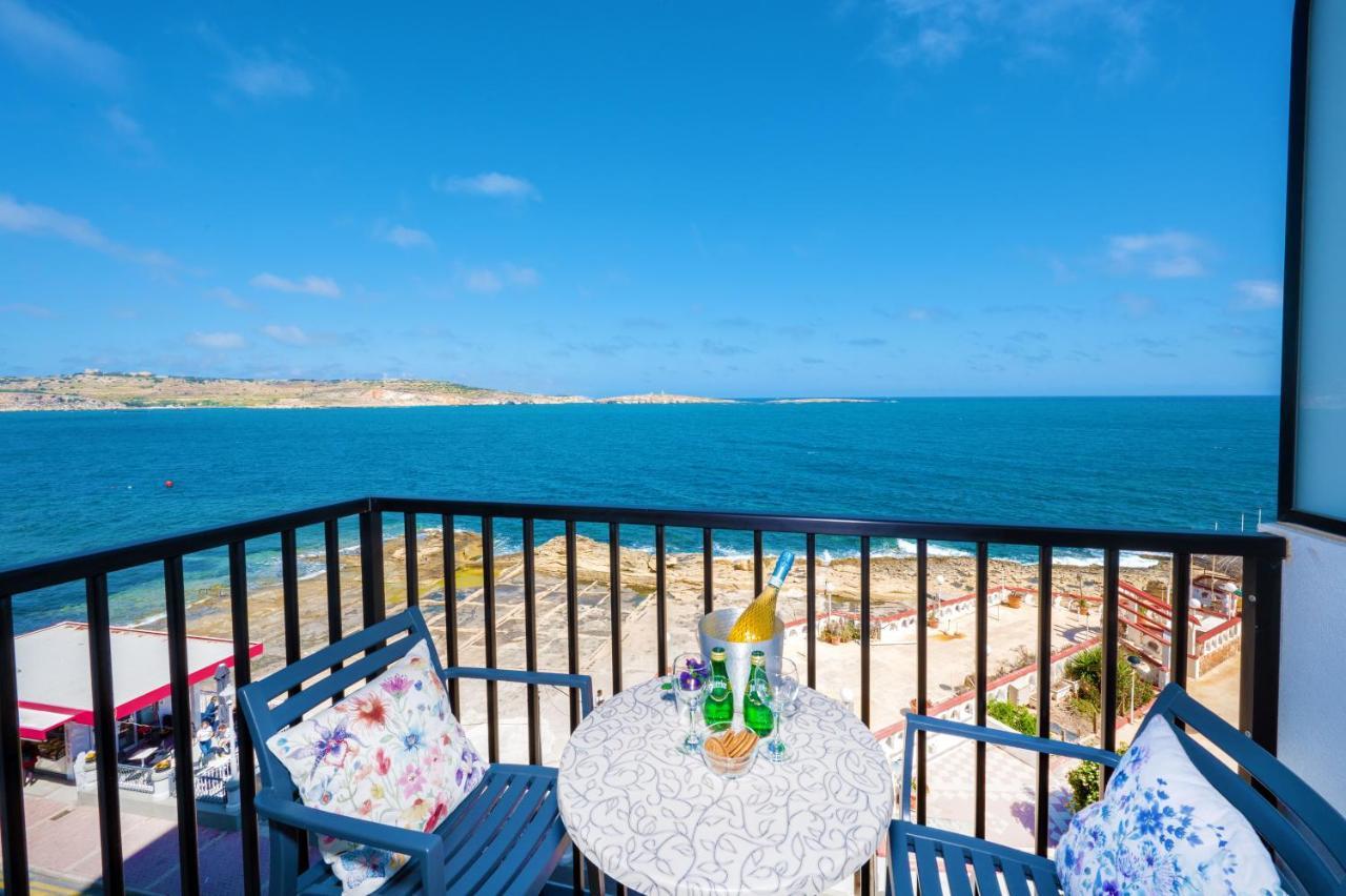 Islet Promenade Seafront Family Apartment With 2 Balconies By Getawaysmalta Σεντ Πόλς Μπέι Εξωτερικό φωτογραφία