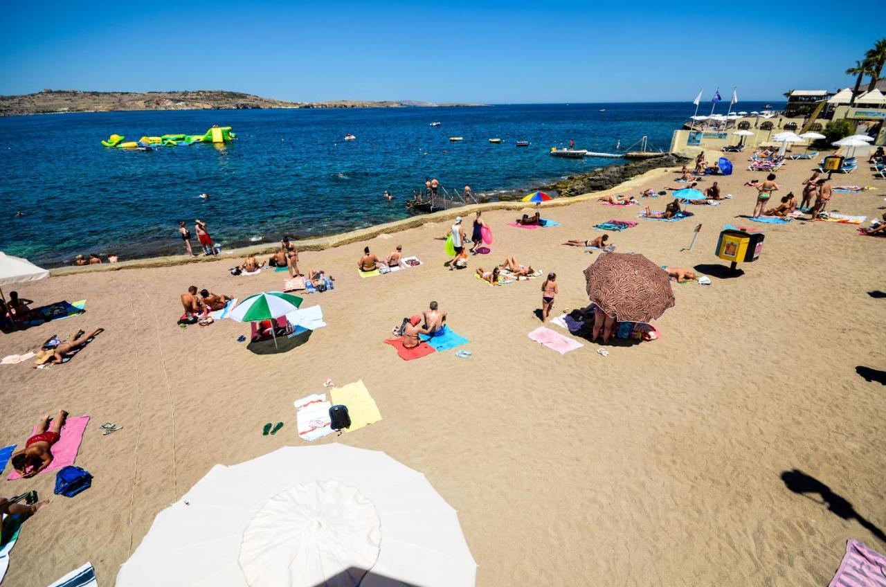 Islet Promenade Seafront Family Apartment With 2 Balconies By Getawaysmalta Σεντ Πόλς Μπέι Εξωτερικό φωτογραφία