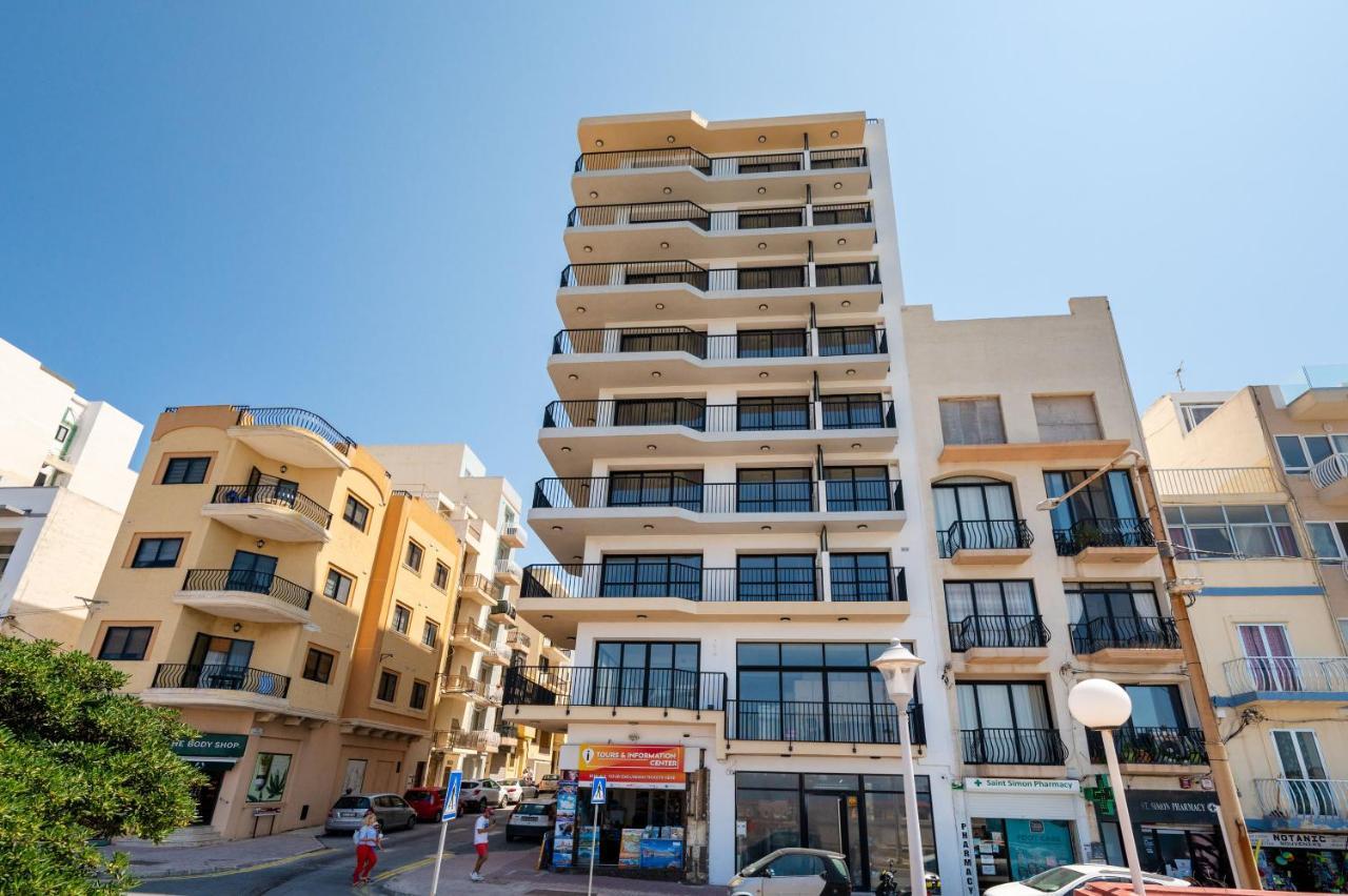 Islet Promenade Seafront Family Apartment With 2 Balconies By Getawaysmalta Σεντ Πόλς Μπέι Εξωτερικό φωτογραφία